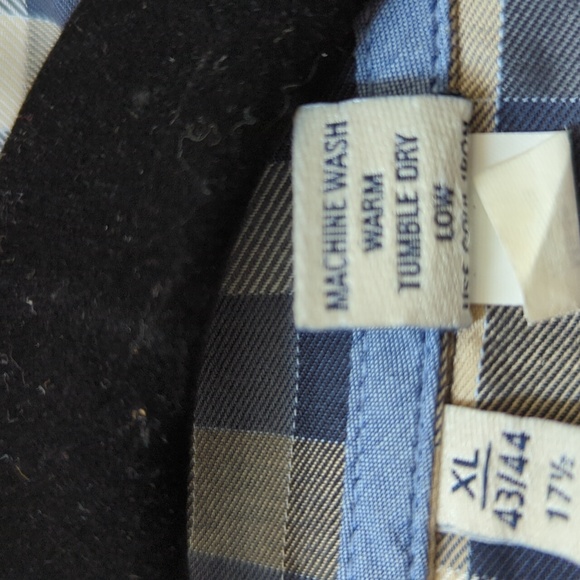 Haupt Germany Plaid Button Down Shirt XL-17.5 - Picture 13 of 16